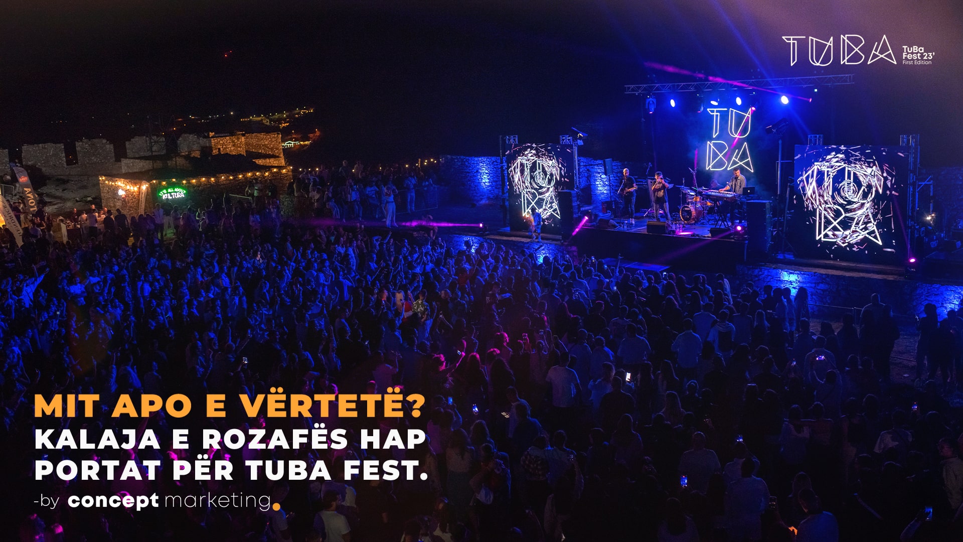 Mit apo e vertete? Kalaja e Rozafes hap portat per TuBa Fest